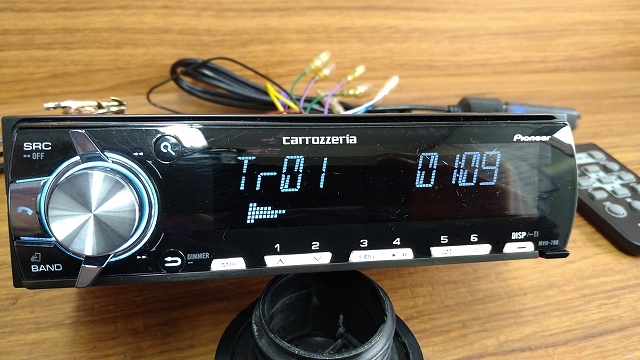 MVH-790 1DIN　carrozzeria Bluetooth ラジオ USB リモコン付き　メインユニット_画像3