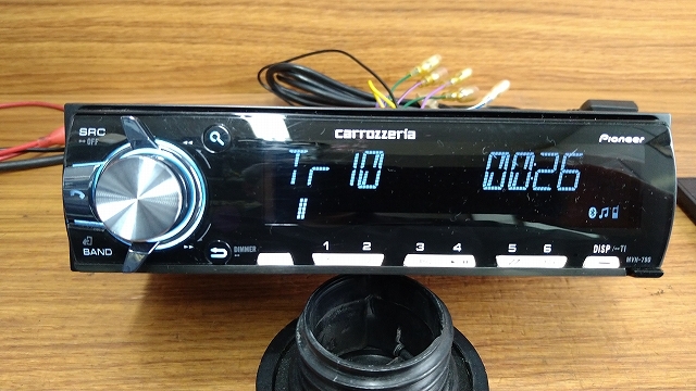 MVH-790 1DIN carrozzeria Bluetooth ラジオ USB リモコン付き メインユニットの画像4