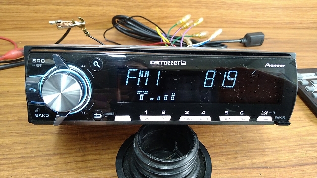 MVH-790 1DIN　carrozzeria Bluetooth ラジオ USB リモコン付き　メインユニット_画像5
