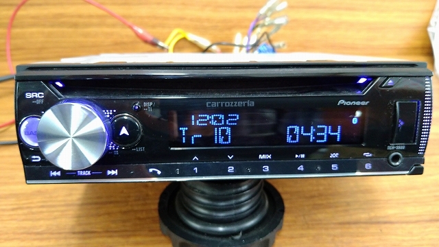 DEH-5500 1DIN carrozzeria CDプレーヤー ラジオ USB Bluetooth 取扱説明書 リモコン マイク付き の画像5