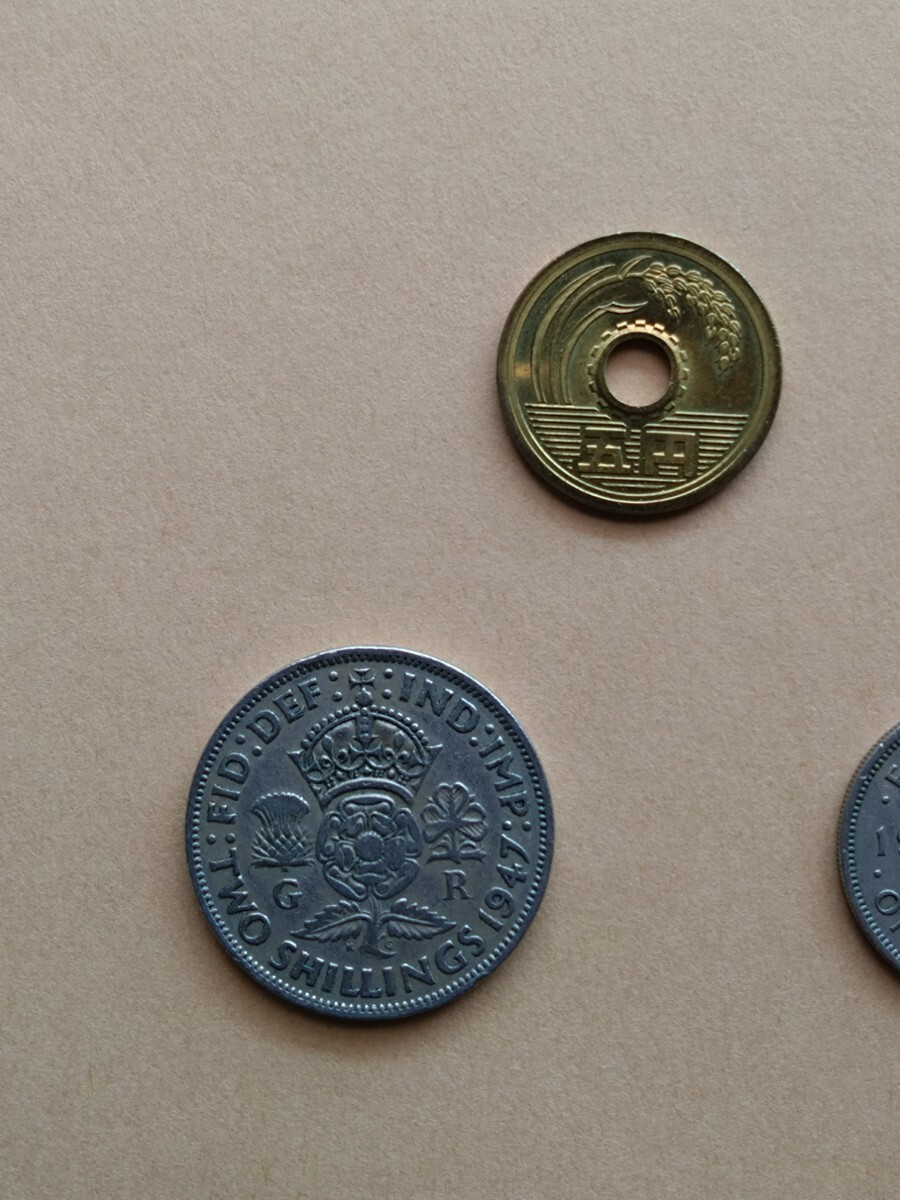 外国コイン　イギリス　(英国)　 (Rー１８９)　古銭　おまとめ　３枚_画像7