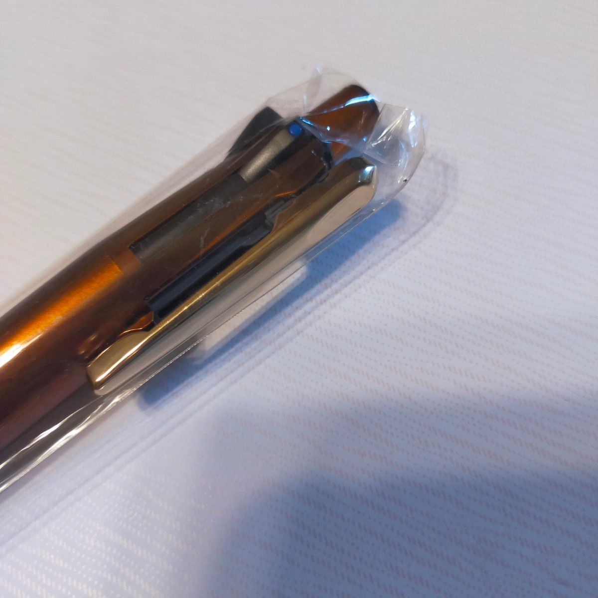【販売終了品】ZEBRA 多機能ペン ボールペン クリップオンマルチ　3000 プレミアムオレンジ　B4SA6