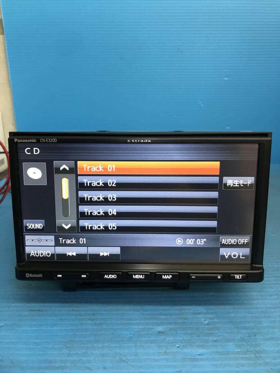 作動確認済■弊社保証付■パナソニック　ストラーダ　メモリーナビ　CN-E320D 地図2019年　ワンセグ/CD/Bluetooth_画像5