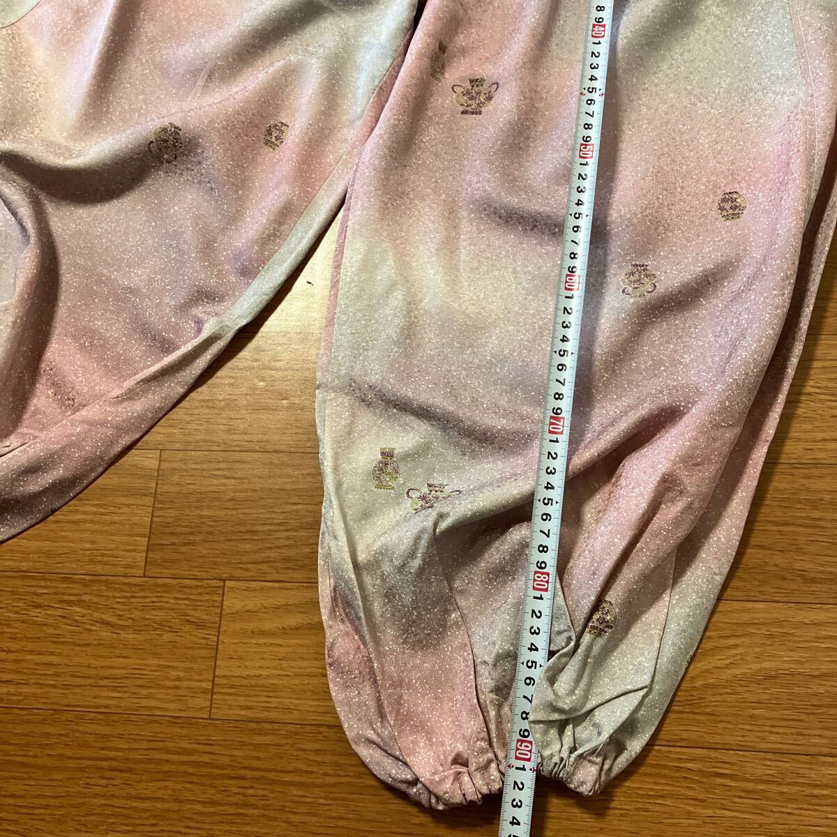  натуральный шелк кимоно переделка брючный костюм Aladdin брюки dabodabo.. возможно love большой размер тыква брюки выставить 