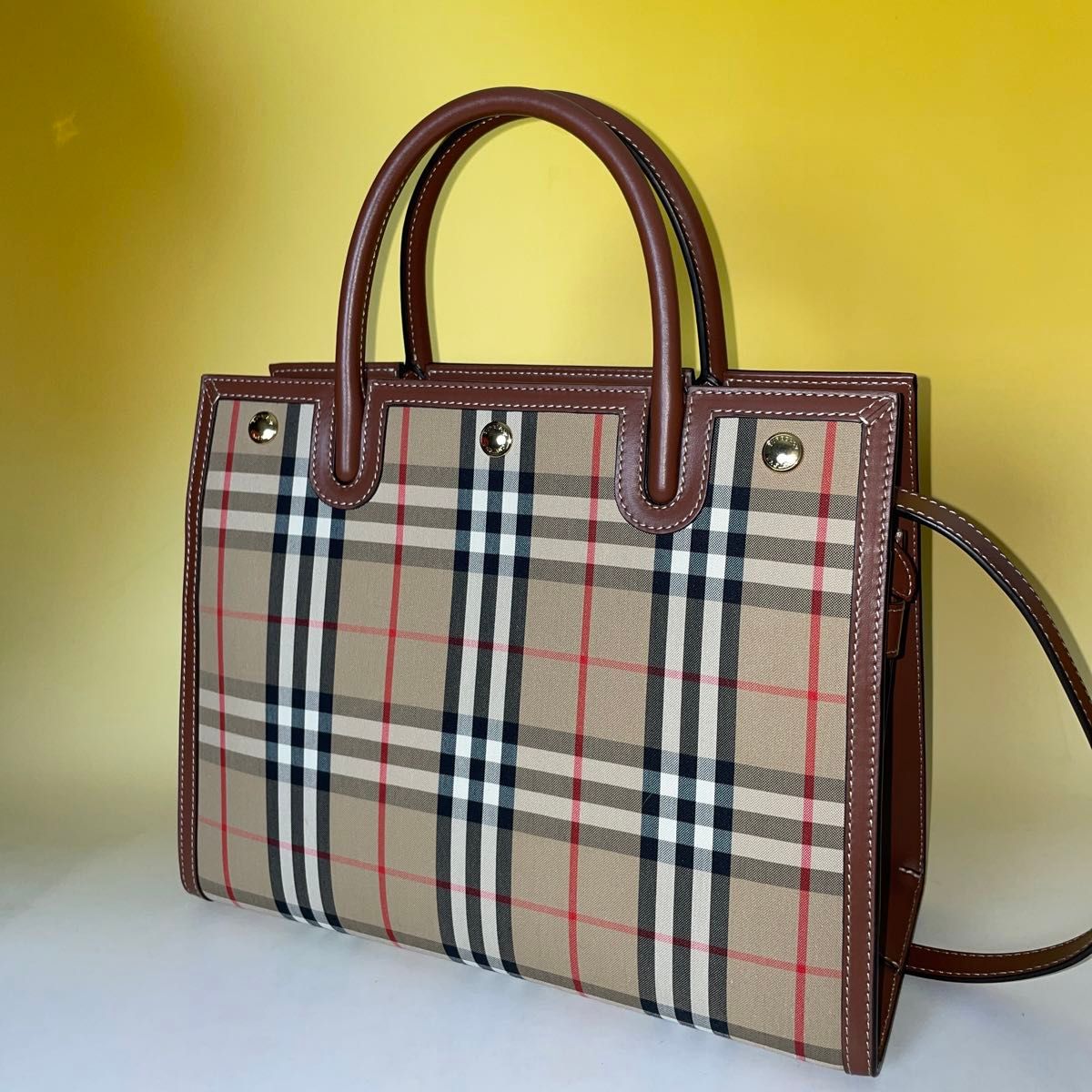 BURBERRY 極美品 2way ハンドバッグ ノバチェック バーバリー現行 タイトル