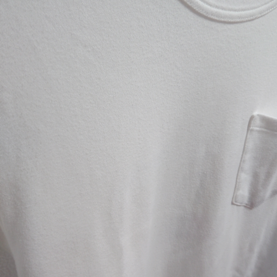 美品 HYSTERIC GLAMOUR ヒステリックグラマー Tシャツ 02201CT17 半袖 デビル バックプリント コットン ポケット シャツ ホワイト M_画像5
