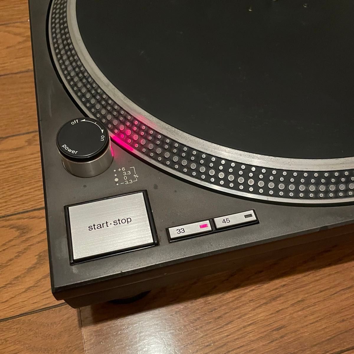 Technics テクニクス ターンテーブル レコードプレーヤー SL-1200MK3 動作確認済み　オイルメンテ済み①