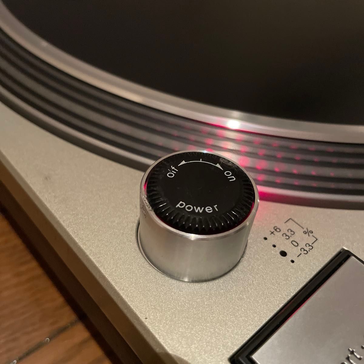 Technics sl1200mk3d シルバー　動作確認・簡易清掃・オイルメンテ済み ダストカバー付き