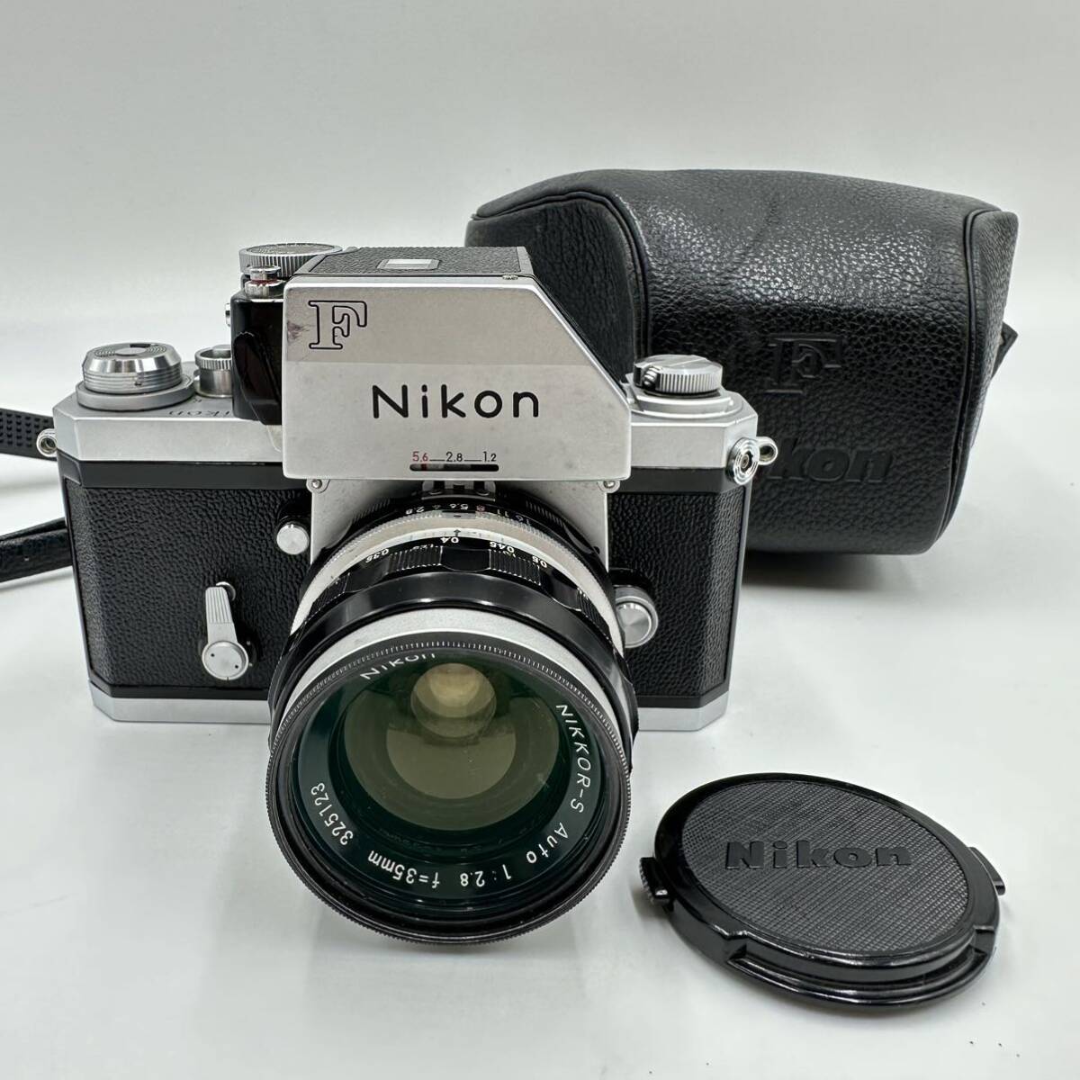 ニコン Nikon F フォトミック フィルム一眼レフカメラ シルバー NIKKOR-S Auto 1:2.8 f=35mm レンズ 現状品 シャッターOK 露出計未確認_画像1