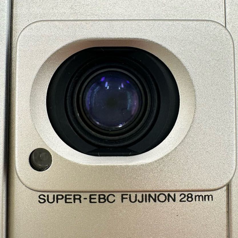 動作品 富士フイルム FUJIFILM TIARAII ティアラ2 コンパクトフィルムカメラ SUPER-EBC FUJINON 28mm 中古品 現状品_画像8