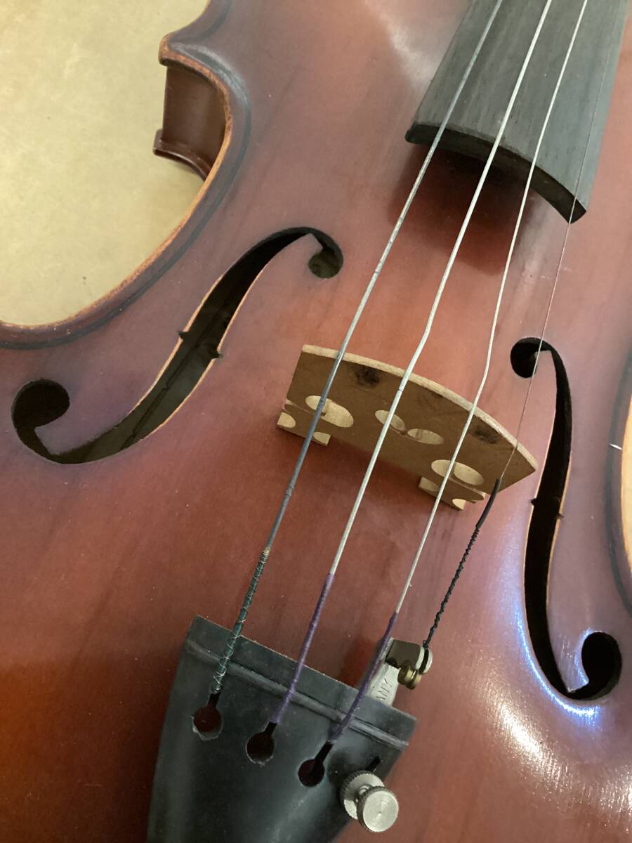 1414■ SUZUKI VIOLIN CO.LTD No.102 1964年 ヴァイオリン 弦楽器 書き込みあり ジャンクとしてお考え下さいませの画像10