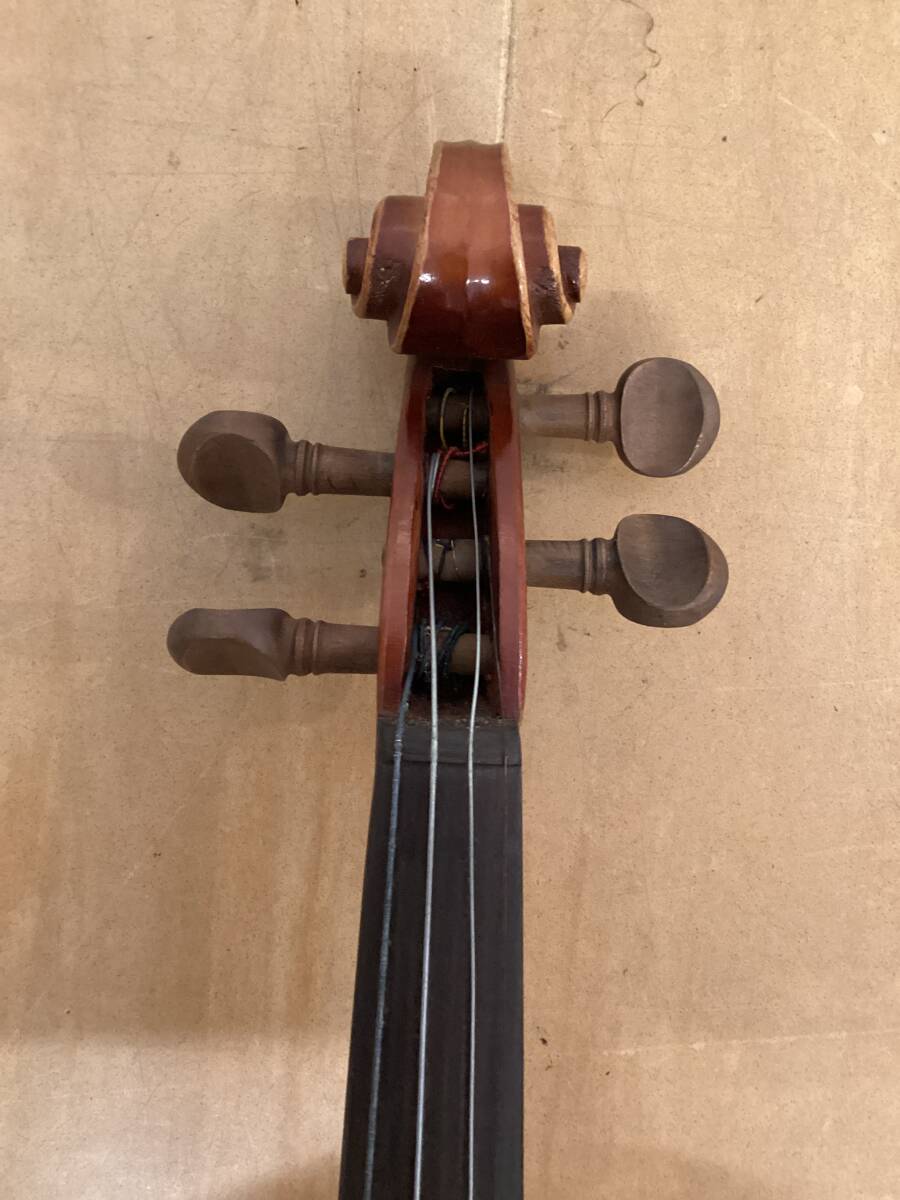1414■ SUZUKI VIOLIN CO.LTD No.102 1964年 ヴァイオリン 弦楽器 書き込みあり ジャンクとしてお考え下さいませの画像4
