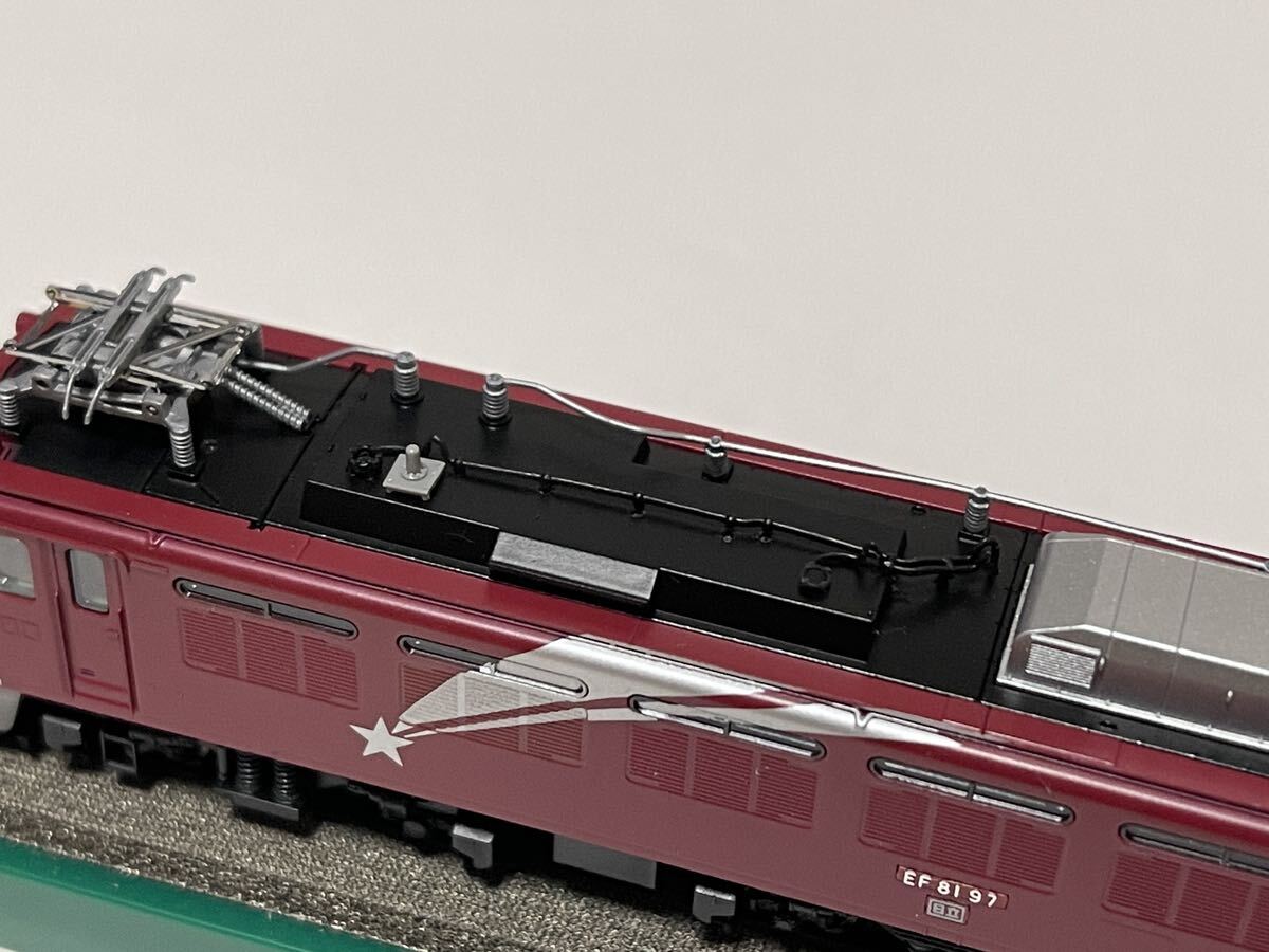 TOMIX　テックステーション限定品　EF81形電気機関車（97号機・北斗星色）　一部加工品_画像4