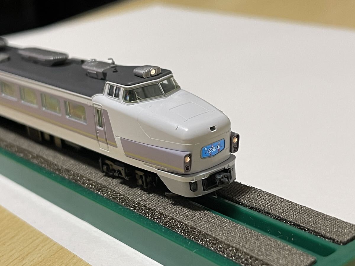 TOMIX　98316ベース　JR　485系特急電車（ひたち）７両セット①_画像2