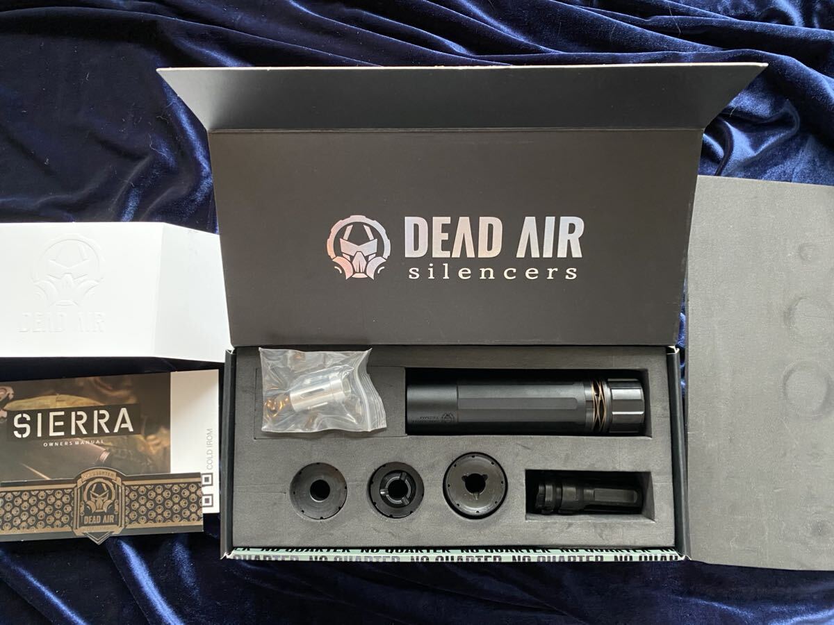Dead Air Sierra Sandman K 7.62 BK サイレンサー ハイダー セット 14mm 逆ネジ レプリカの画像7