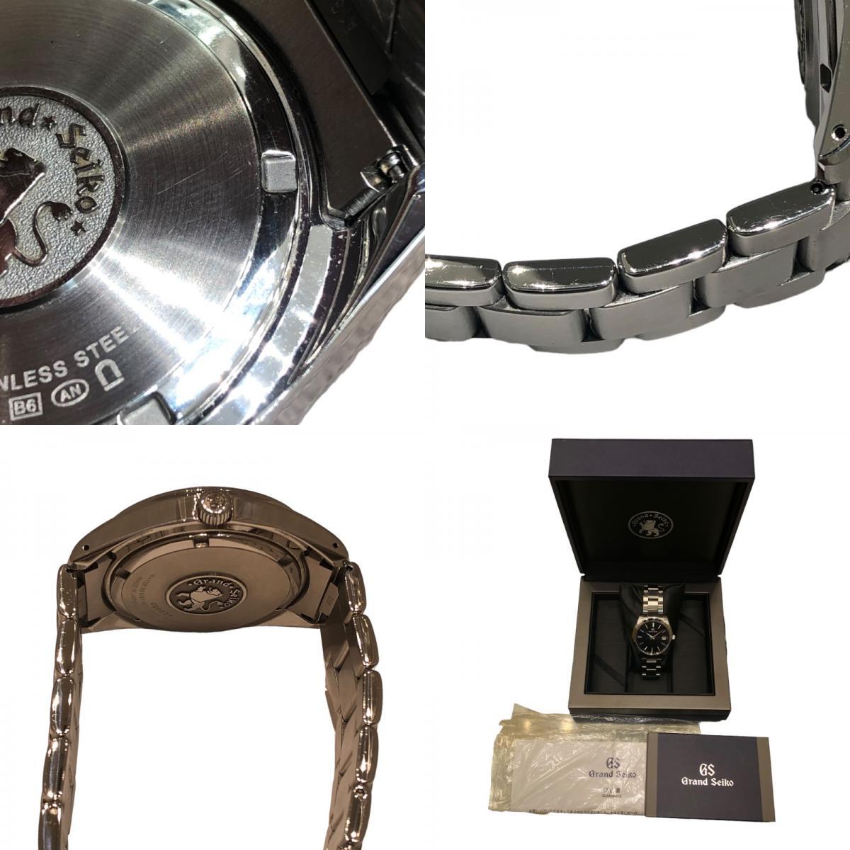 セイコー SEIKO ヘリテージコレクション 9F クォーツ SBGP013 ブルー SS 腕時計 メンズ 中古_画像10