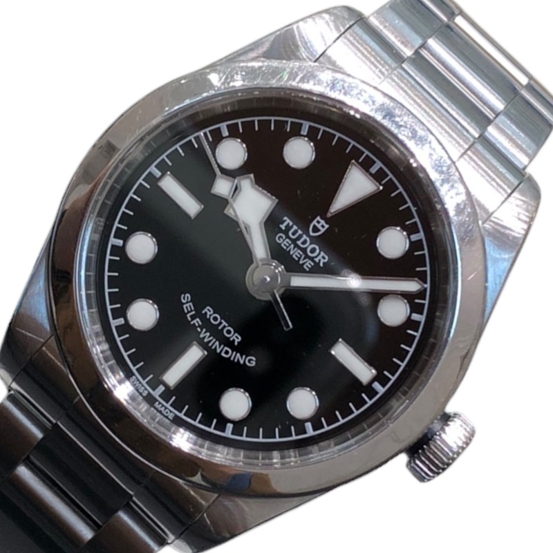 chu-da-/ Tudor TUDOR black Bay 32 79580 black SS wristwatch men's used 