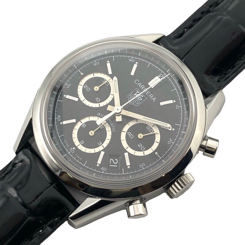  бирка * Heuer TAG HEUER Carrera kyali балка 17 хронограф CV2113-0 нержавеющая сталь наручные часы мужской б/у 