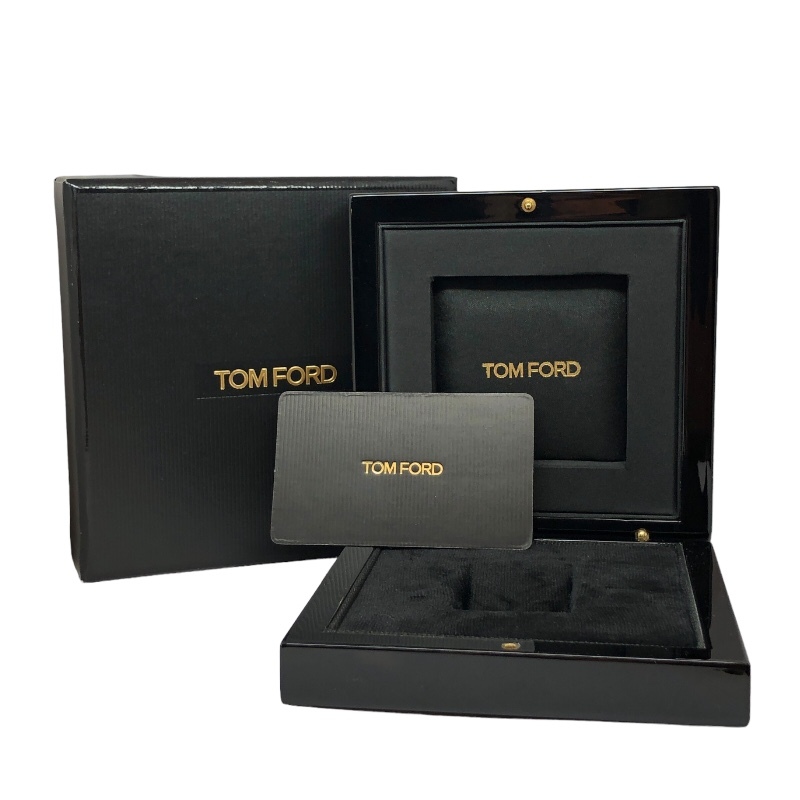 トムフォード TOM FORD N.001 TF0120248079 ホワイト SS 腕時計 メンズ 中古_画像9
