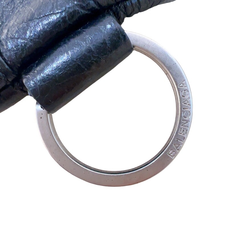  Balenciaga BALENCIAGA Classic зажим L клатч 273023 черный серебряный металлические принадлежности кожа клатч мужской б/у 