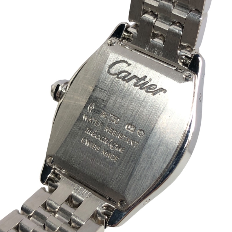 カルティエ Cartier トーチュSM WA501011 シルバー K18WG 腕時計 レディース 中古_画像4