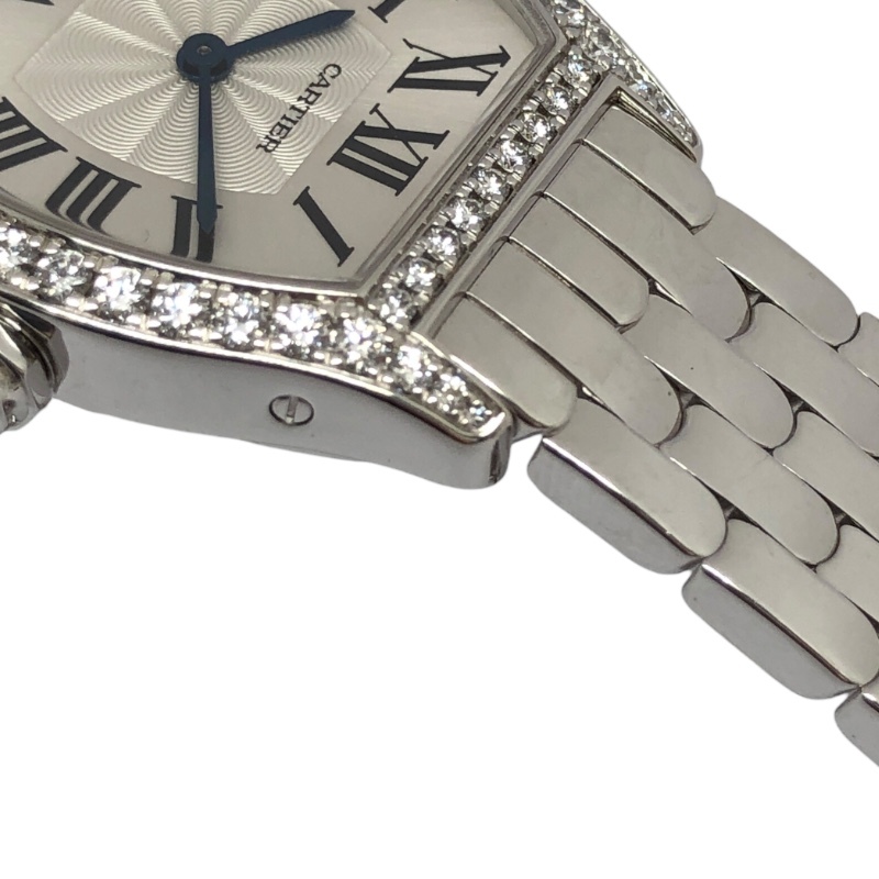 カルティエ Cartier トーチュSM WA501011 シルバー K18WG 腕時計 レディース 中古_画像2