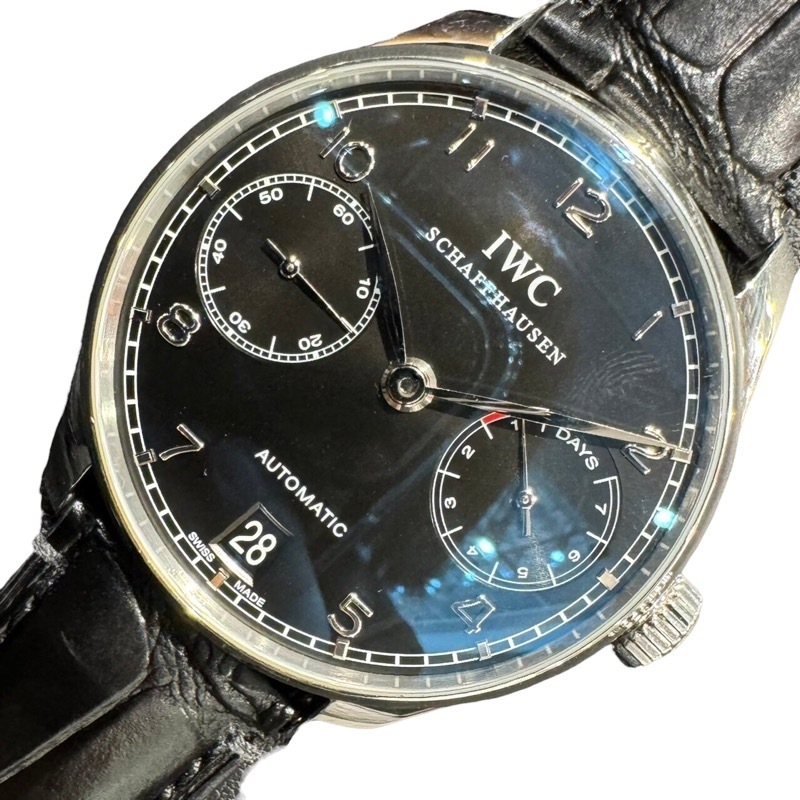インターナショナルウォッチカンパニー IWC ポルトギーゼ オートマテッィック 7デイズ IW500109 ステンレススチール 腕時計 メンズ 中古_画像1