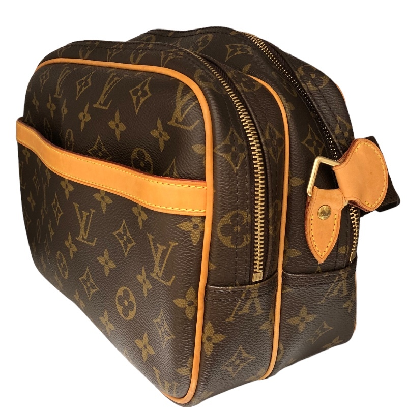 ルイ・ヴィトン LOUIS VUITTON リポーターPM M45254 モノグラム/ゴールド金具 モノグラム ショルダーバッグ レディース 中古_画像2