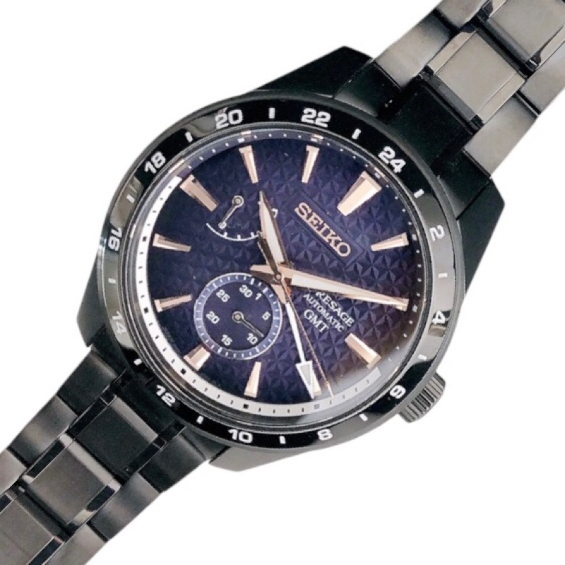 セイコー SEIKO プレザージュ　世界2000本限定（国内350本） SARF023 ブラック/パープル ステンレススチール 腕時計 メンズ 中古_画像1