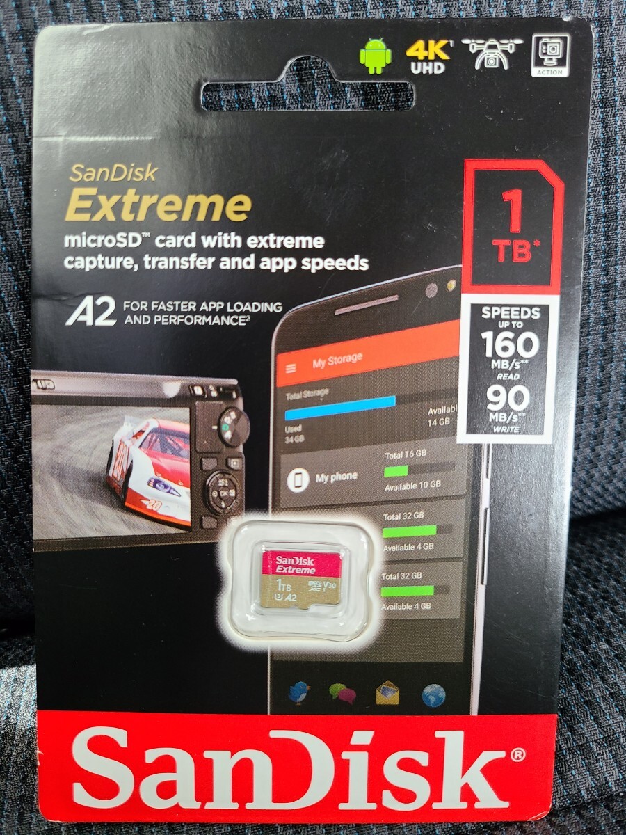 【正規品】SanDisk Extreme microSDXC 1TB_画像1