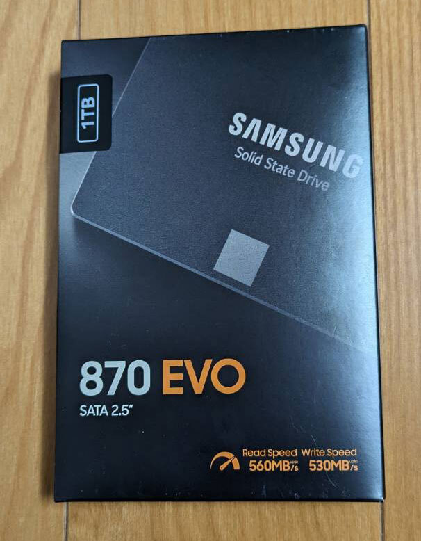 新品未開封 Samsung 870 EVO 1TB MZ-77E1T0B/IT サムスン SATA 2.5インチ SSD_画像1