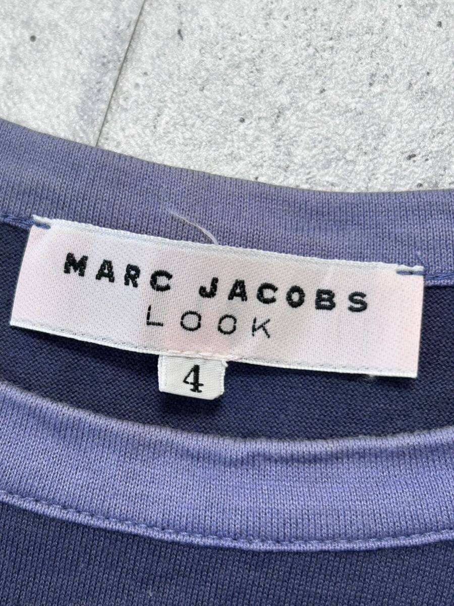 MARC JACOBS LOOK ラグランスリーブ バイカラー 半袖 Tシャツ　　マークジェイコブスルック レディース ツートンカラー 無地 柳9624_画像3
