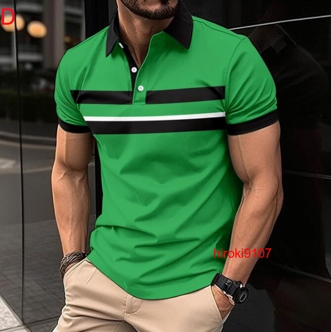 ポロシャツ メンズ Tシャツ 半袖 シャツ ゴルフウェア トップス ビジネス スポーツ 吸汗速乾 夏物 涼しい/CH8_画像4