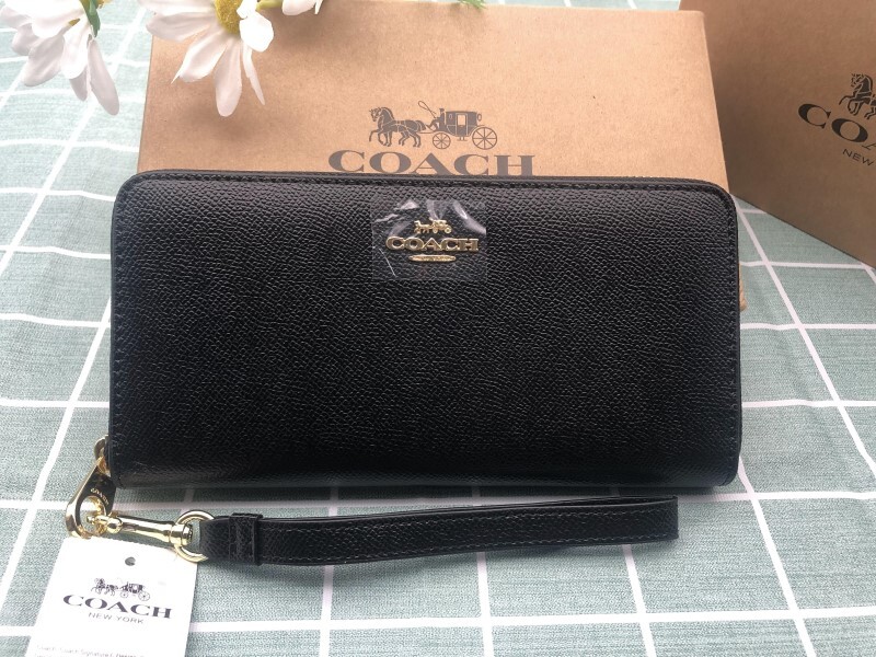 コーチ COACH 財布 長財布 シグネチャー ブラック メンズ レディース コーチ COACH 財布 長財布 シグネチャー ブラック メンズ レディース