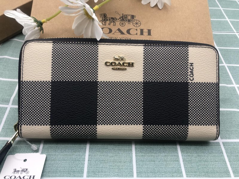 COACH コーチ 財布 長財布 メンズ レディース ブランド プレゼント 小銭入れあり 新品未使用 ロゴ シグネチャー レザー ウォレット AA035_画像1