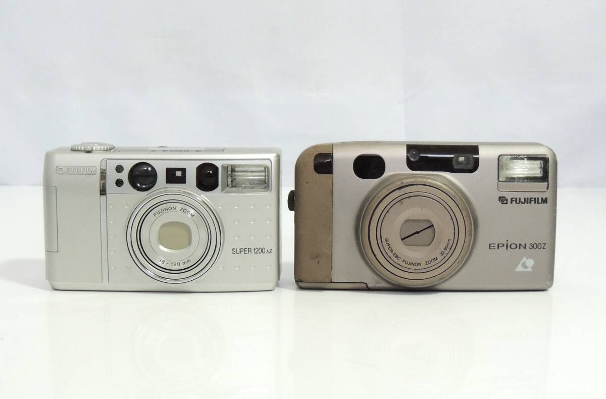 □　(1)　コンパクトカメラ　フィルムカメラ　20台まとめ　FUJIFILM　PENTAX　OLYMPUS　FUJI　Nikon他　動作未確認　ジャンク　中古品　③_画像3