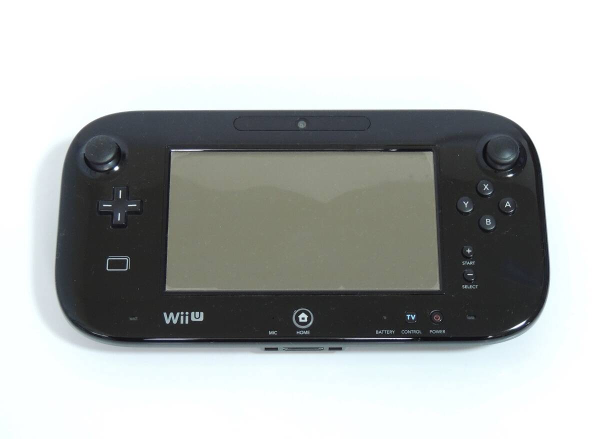 * nintendo Nintendo Wii U WUP-101 32GB black black body game pad soft 5 point attaching . operation verification settled the first period . settled secondhand goods ③