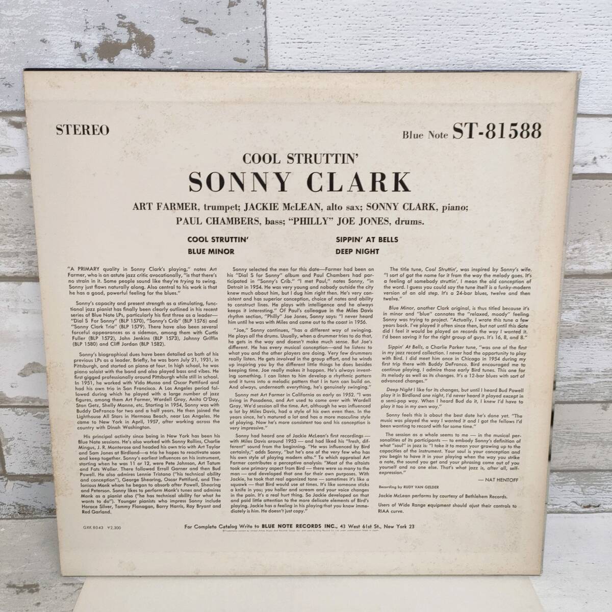 LP SONNY CLARK COOL STRUTTIN’ BLUE NOTE BST81588_画像3