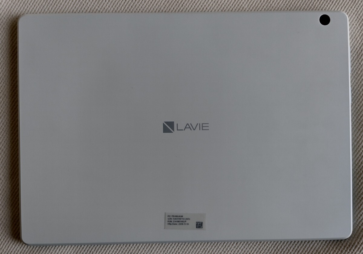 NEC タブレット LAVIE Tab PC-TE410JAW_画像6