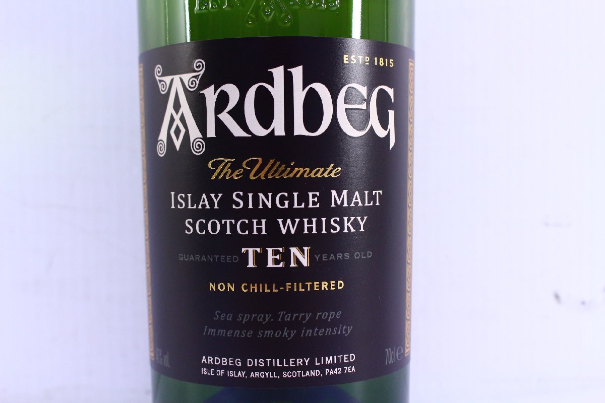 ●【未開栓】ARDBEG/アードベッグ 10年 700ml 46％ ウイスキー お酒 アルコール 古酒 箱あり【10942051】_画像4