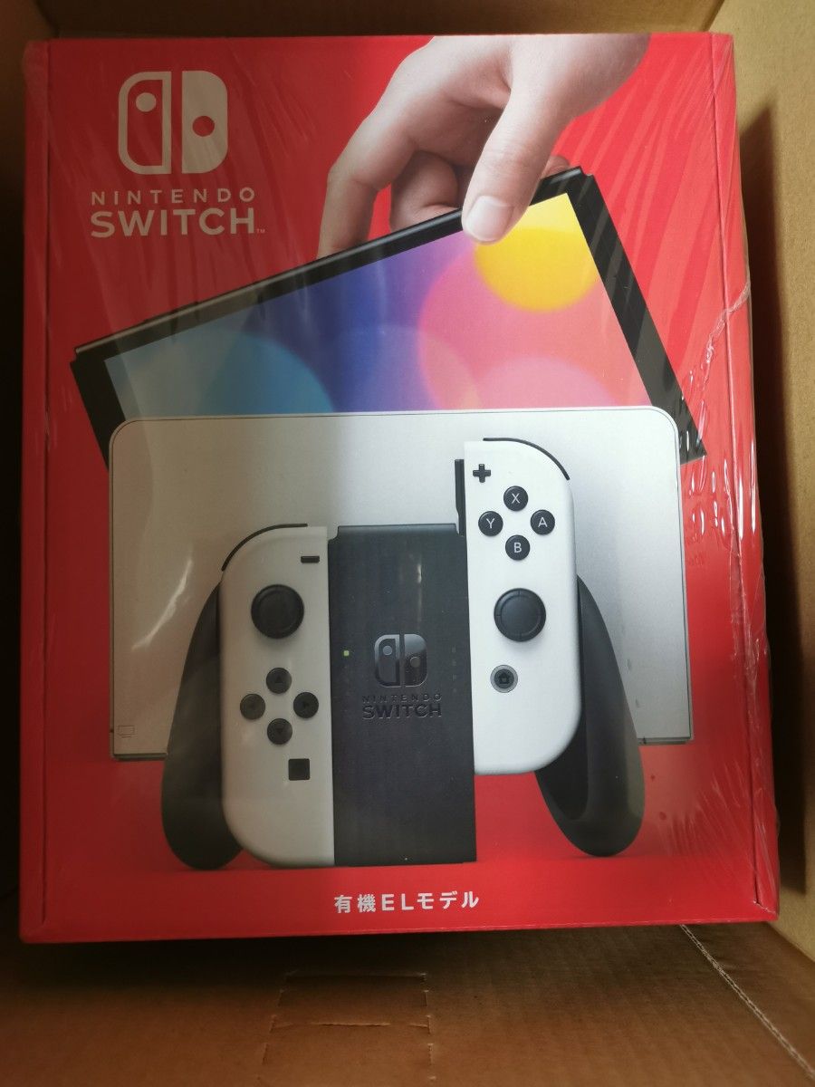 Nintendo Switch(有機ELモデル) Joy-Con(L)/(R) ホワイト　ニンテンドースイッチ　本体【新品未開封】