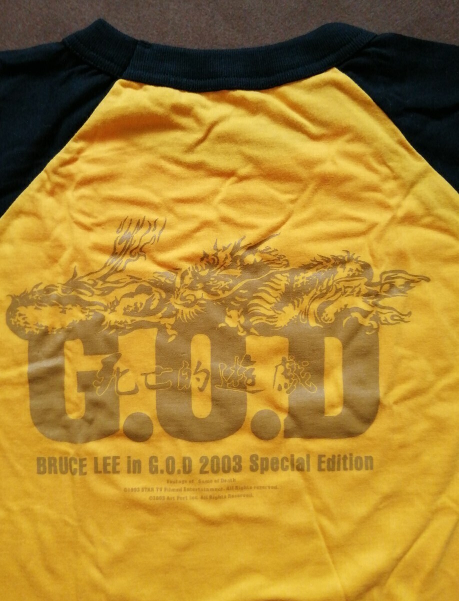 ★新品　ブルースリー　李小龍　BRUCE LEE 　死亡遊戯　GOD 2003 アートポート Tシャツ ジークンドー　截拳道★_画像5