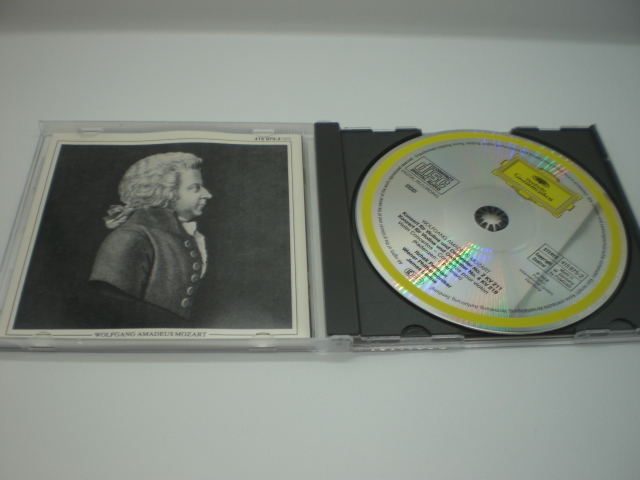 1CD　モーツァルト：ヴァイオリン協奏曲第2・4番　パールマン、レヴァイン/ウィーン・フィル　1986年　西ドイツ盤　倉4_画像3