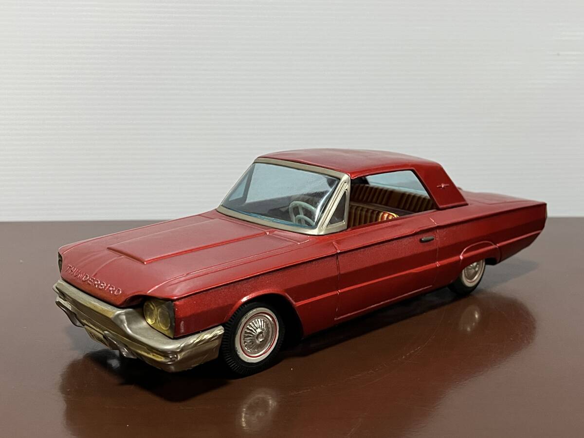 希少品 ATC アサヒ玩具 フォードサンダーバード ブリキ ミニカー 売切り シボレー Ford インパラ ベルエア ヨネザワ 昭和レトロ 日本製_画像1