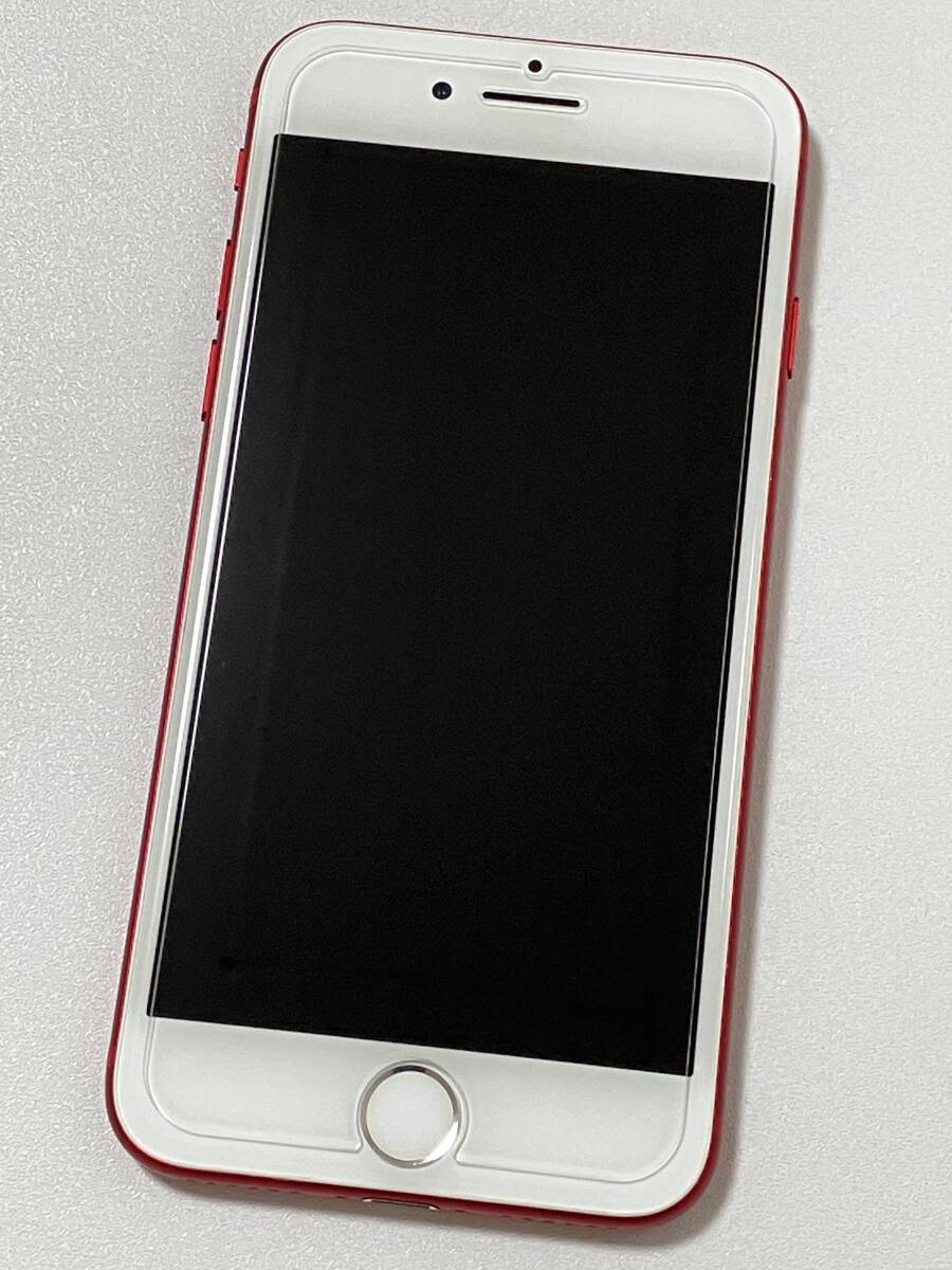 SIMフリー iPhone7 128GB Product RED シムフリー アイフォン7 プロダクト レッド 赤 ソフトバンク docomo au UQ 本体 SIMロック解除 A1779_画像2