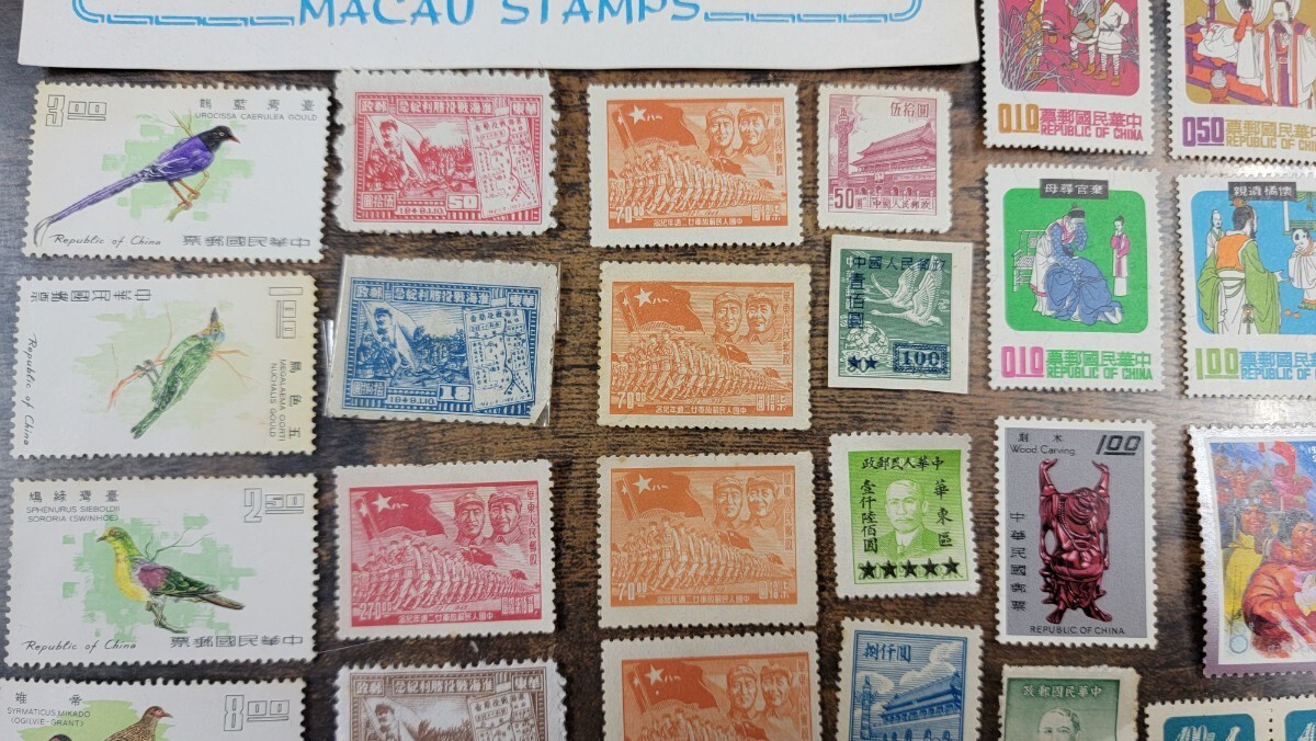 中国、中華民国、韓国、 未使用 切手 古い切手 ②_画像8