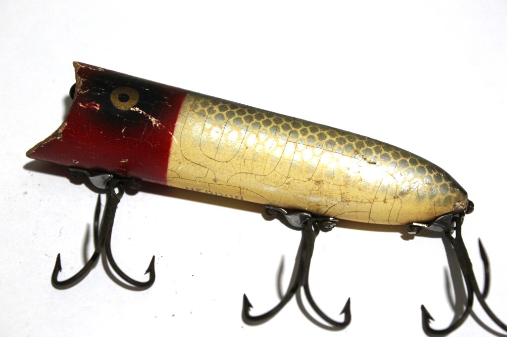 ■s3682 HEDDON WOOD LUCKY13 ヘドン ウッド ラッキー13 オールド 希少 prh 40s～■_画像3