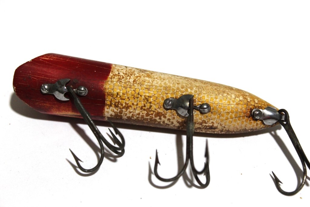 ■s3682 HEDDON WOOD LUCKY13 ヘドン ウッド ラッキー13 オールド 希少 rh■_画像4