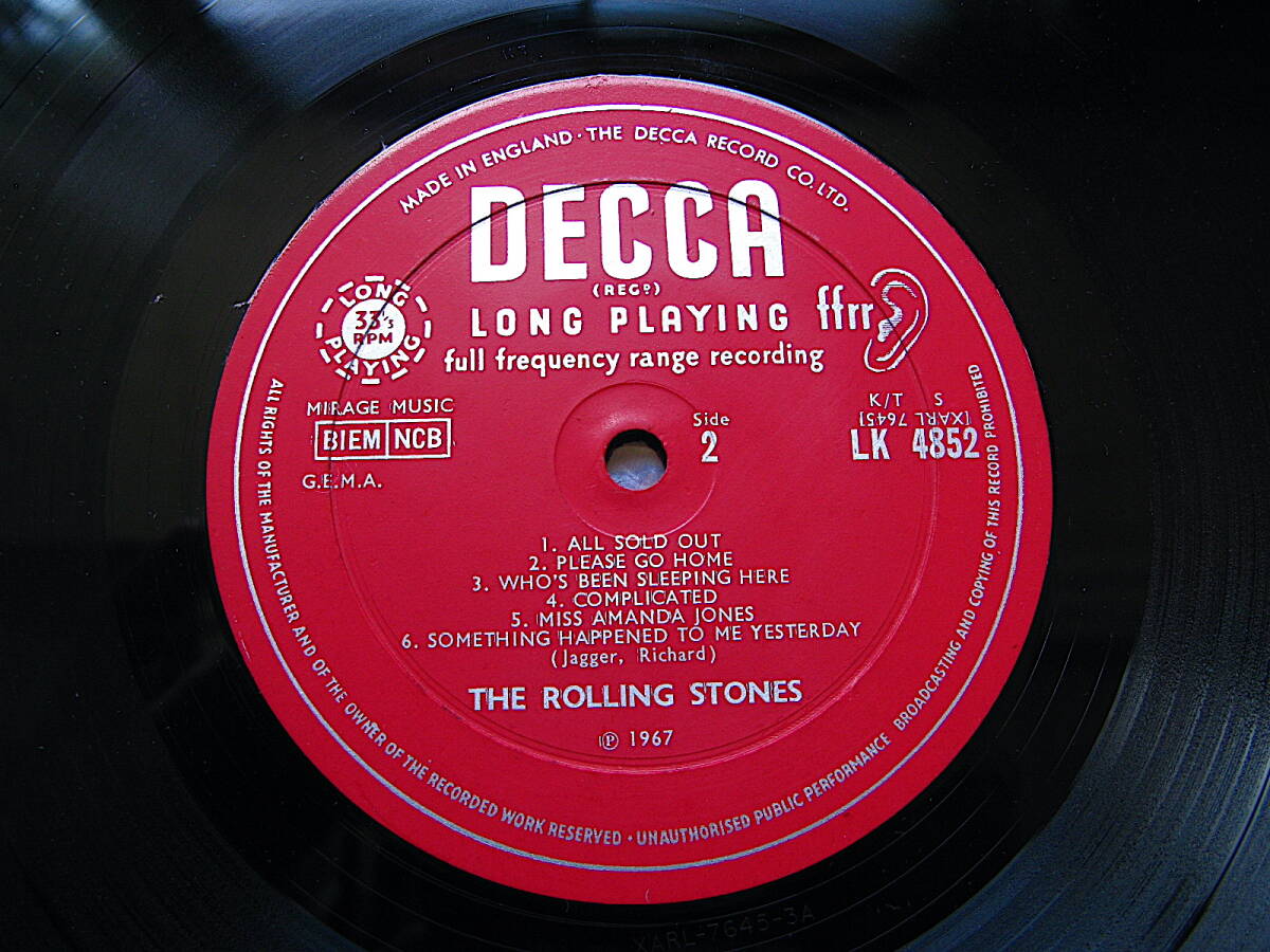 ★ROLLING STONES★【BETWEEN THE BUTTONS】UK ORIG OPENDECCA MAT1/3 MONO 極美品 極レア_画像3