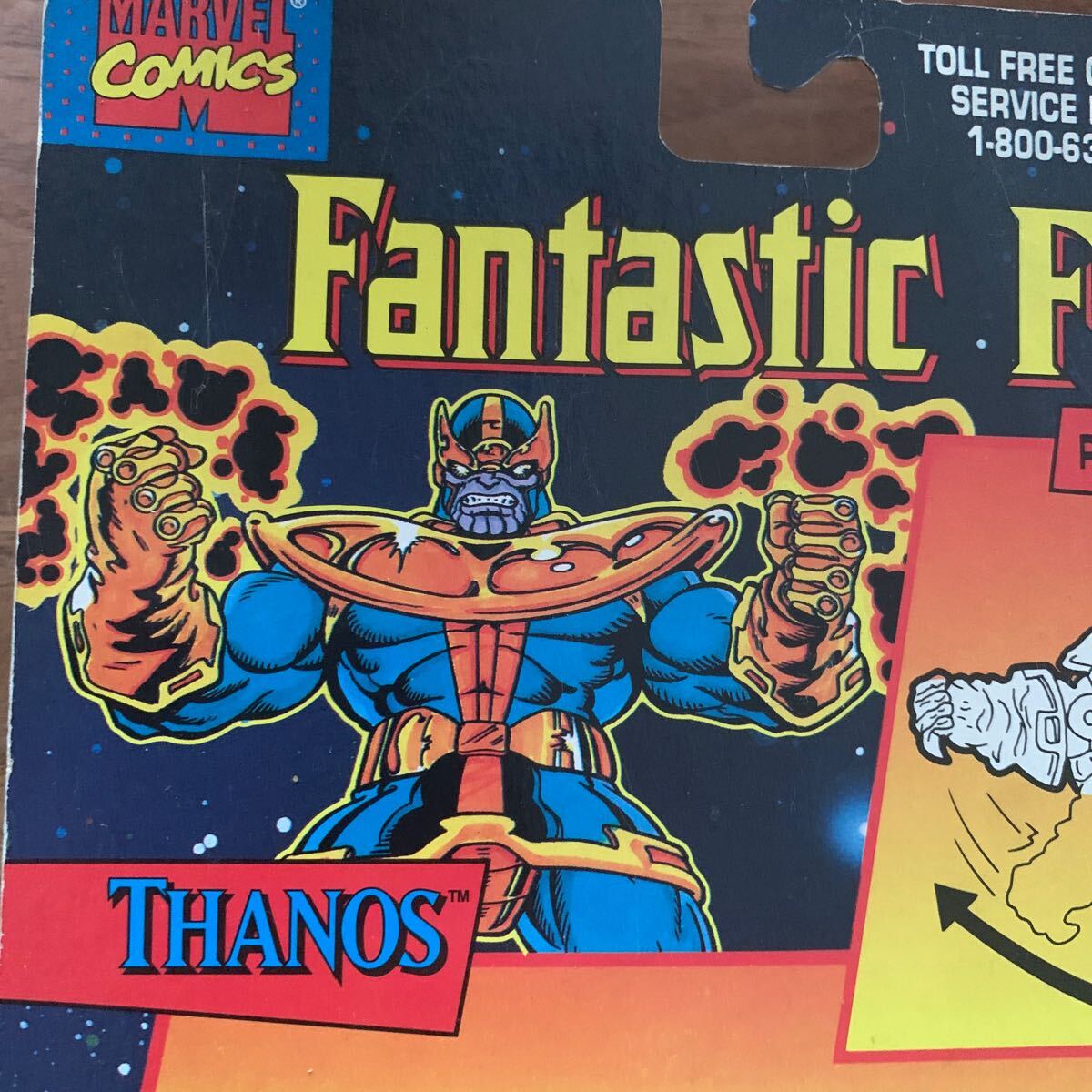  fan ta stick four Fantastic Four MARVELma- bell comics TOYBIZ toy biz American Comics figure Spider-Man 